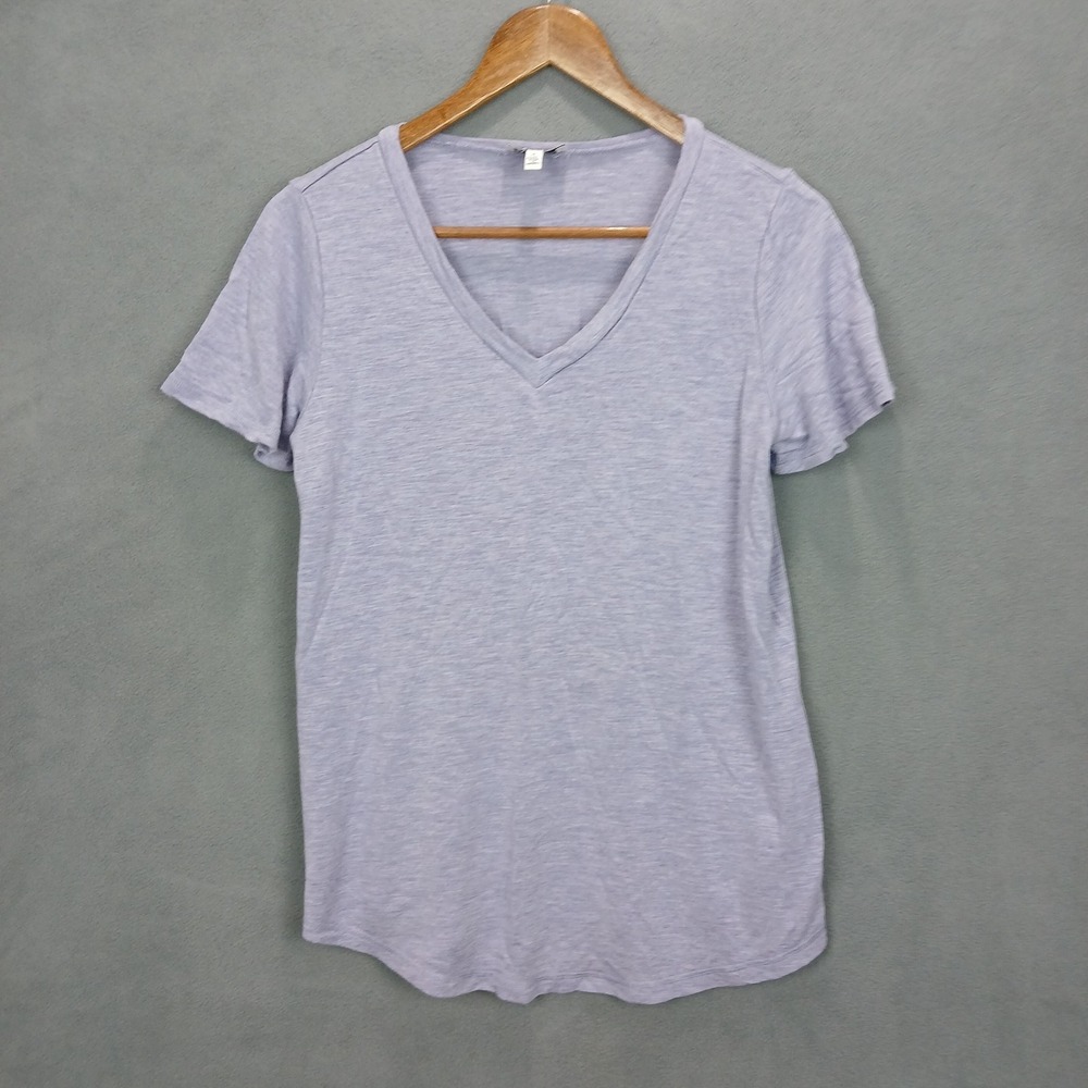 Jessica Simpson T Shirt Womens Small Lavender Purple Casual Everyday Tee  V Neck